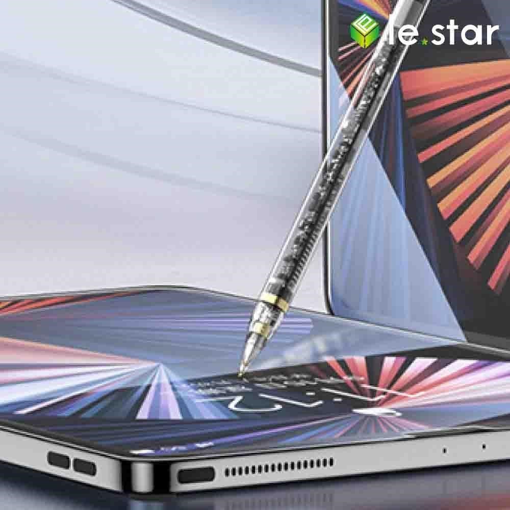 lestar 電量顯示磁吸主動式平板觸控手寫筆 ipad pencil 專用-透明款-型號10Pro