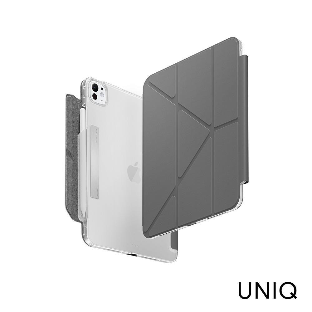 UNIQ iPad Pro 13吋(2024 M4) Camden Click磁吸帶筆槽多功能極簡透明保護套
