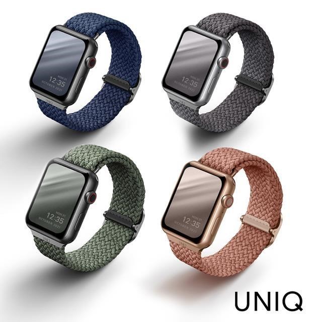 UNIQ Apple Watch 38/40/41mm Aspen防潑水高彈力編織單圈錶帶
