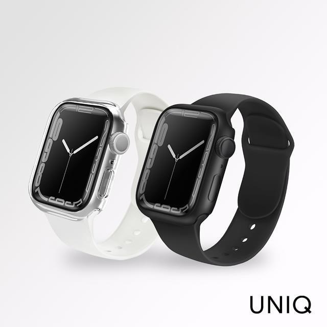 UNIQ Legion Apple Watch 7 41mm曲面鋼化玻璃錶殼