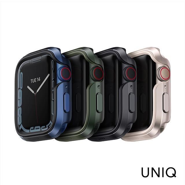 UNIQ Apple Watch 44/45mm 7/6/SE/5/4 Valencia 輕薄鋁合金防撞保護殼