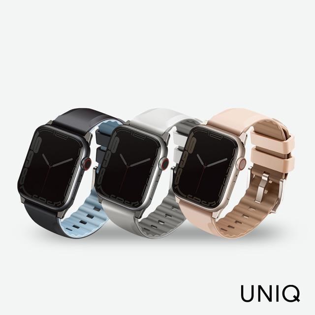 UNIQ Apple Watch 38/40/41mm Linus 防水矽膠雙色錶帶