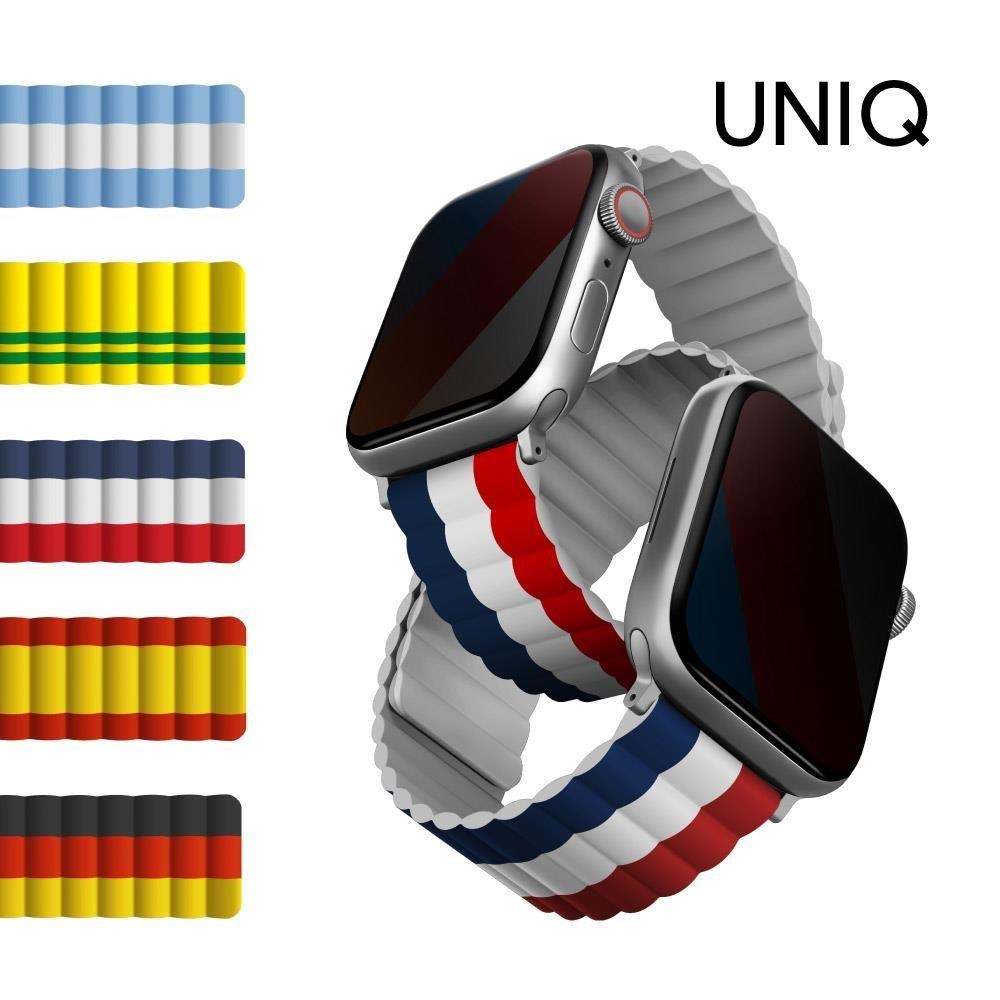 UNIQ Revix Apple Watch世足賽限定版 雙色矽膠磁吸錶帶 42/44/45/49mm共用款