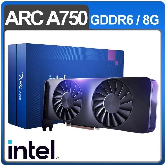 Intel Arc A750 8G 28 Xe Cores 顯示卡