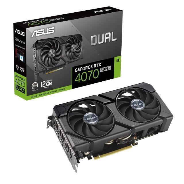 ASUS華碩 DUAL-RTX4070S-12G-EVO 顯示卡【22.72cm】