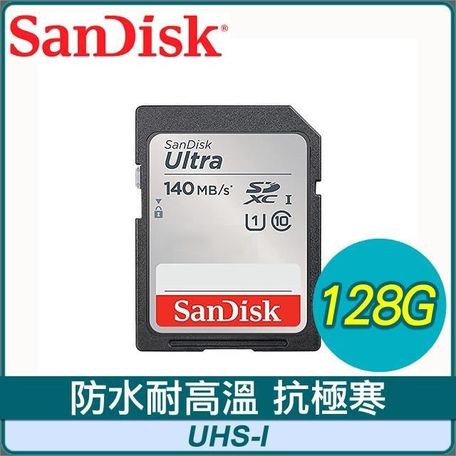 SanDisk 128GB Ultra SDXC UHS-I 記憶卡(140MB/s)