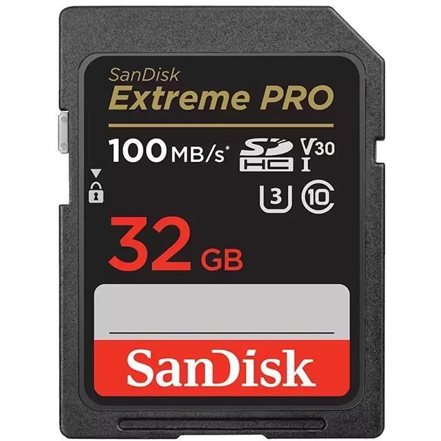 SanDisk 32GB 32G SDHC【100MB/s Extreme Pro】4K U3 A2 V30 相機記憶卡