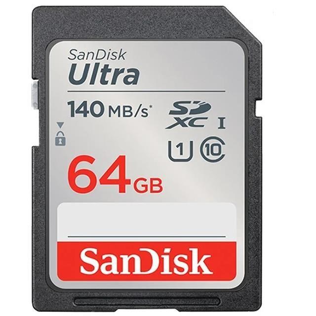 SanDisk 64GB 64G SDXC Ultra【140MB/s】SD U1 相機記憶卡