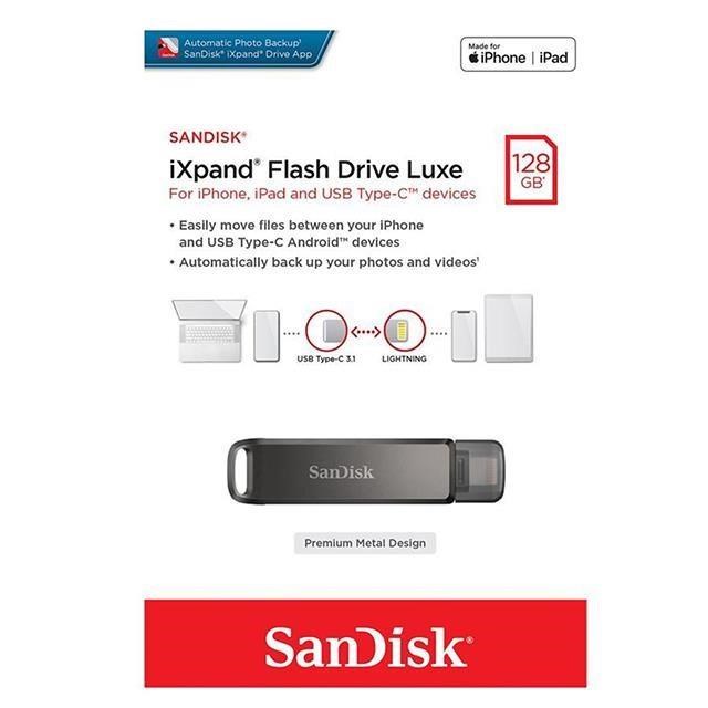 SanDisk 128GB 128G iXpand SDIX70N iPhone ipad 雙接頭 隨身碟