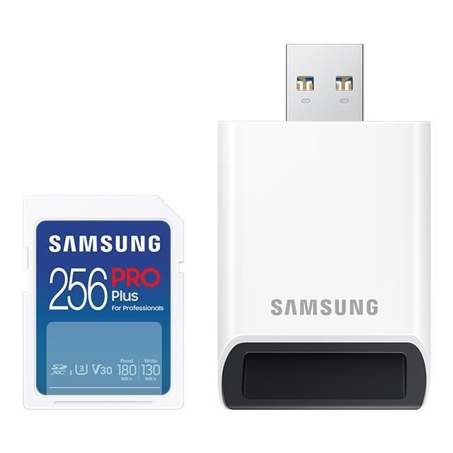 SAMSUNG 三星 PRO Plus SDXC UHS-I(U3) 256G記憶卡(MB-SD256SB)
