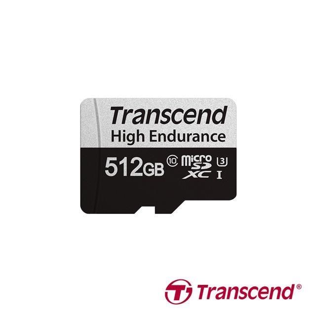 Transcend USD350V 記憶卡 512GB 附轉接卡 公司貨