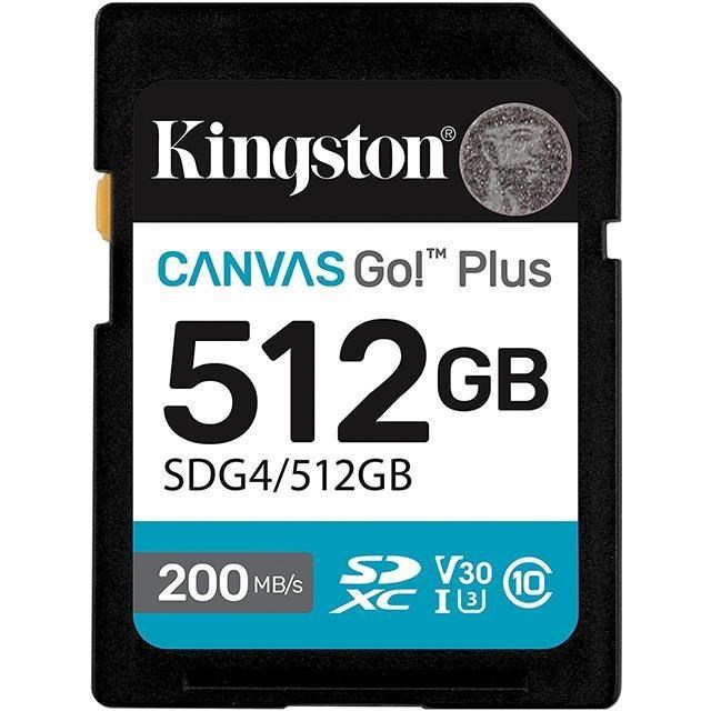 KINGSTON 512G 512GB SDXC SDG4/512G 200MB/s UHS-I U3 V30 A2 金士頓 記憶卡