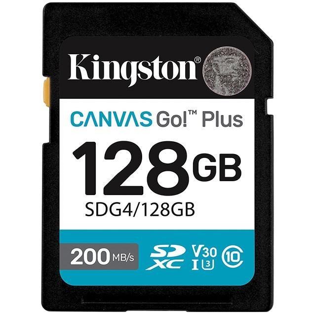 KINGSTON 128G 128GB SDXC SDG4/128G 200MB/s UHS-I U3 V30 A2 金士頓 記憶卡