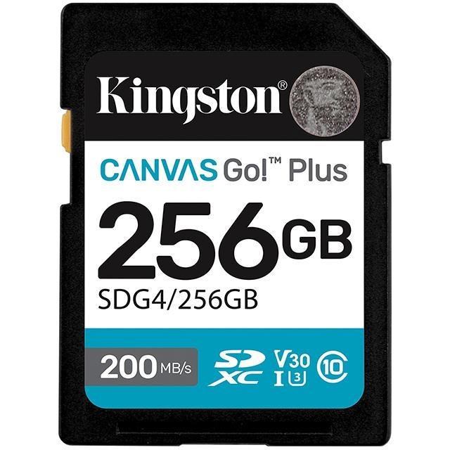 KINGSTON 256G 256GB SDXC SDG4/256G 200MB/s UHS-I U3 V30 A2 金士頓 記憶卡