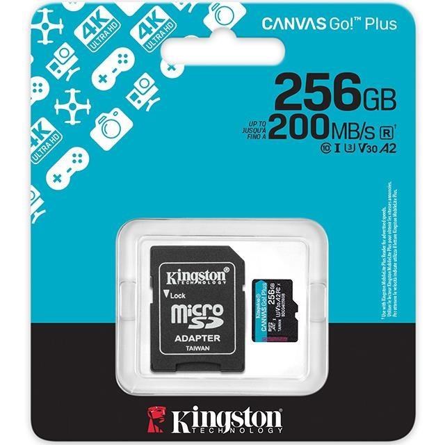 KINGSTON 256G 256GB microSD SDCG4/256GB 200MB UHS-I U3 V30 A2 金士頓 記憶卡