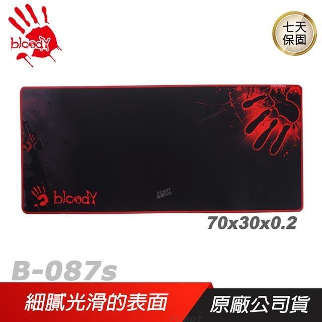 Bloody 血手幽靈 B-087S 狂血鬥士 電競滑鼠墊 超大號/細面速度版/防滑矽膠