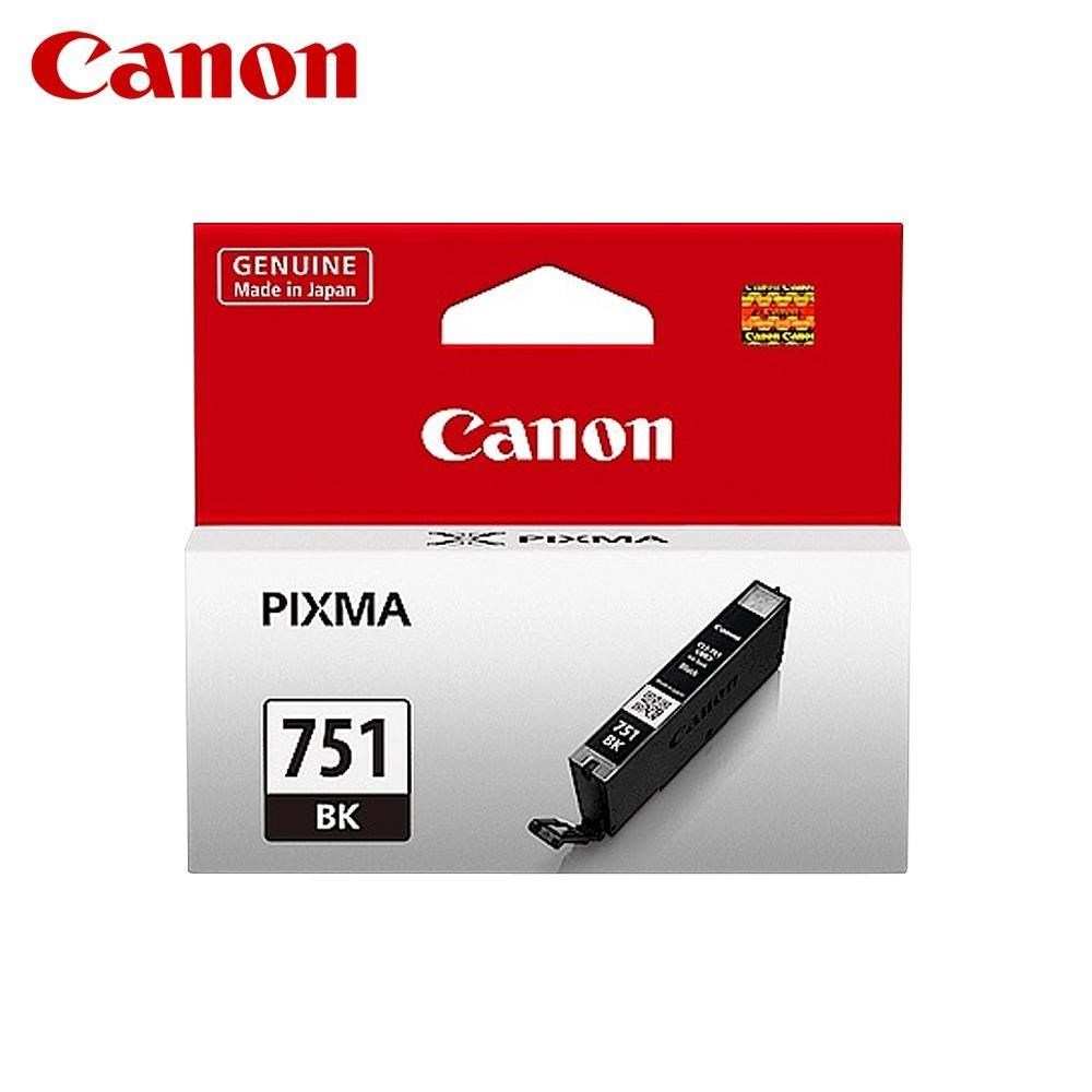 【CANON】CLI-751 BK 原廠相片黑標準容量墨水匣