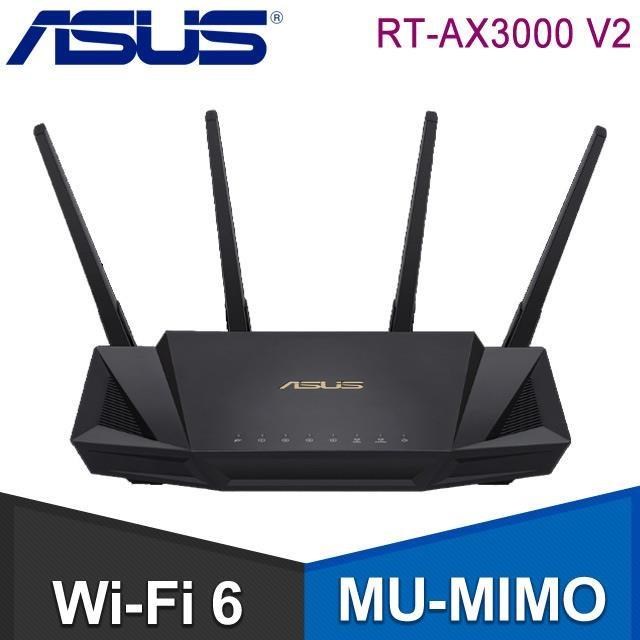 ASUS 華碩 RT-AX3000 V2 雙頻 WiFi 6 路由器 分享器