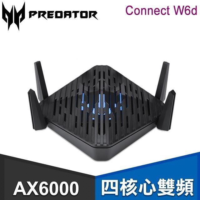 ACER 宏碁 Predator Connect W6d 雙頻AX6000 Wi-Fi 6 電競路由器(分享器)