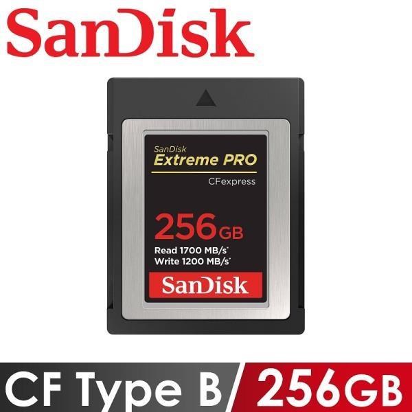 SanDisk Extreme PRO CFexpress Type B 記憶卡 256GB 《公司貨》