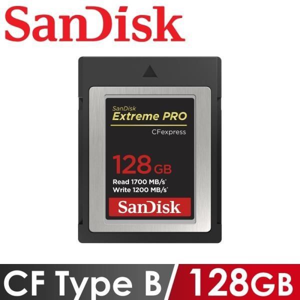 SanDisk Extreme PRO CFexpress Type B 記憶卡 128GB 《公司貨》