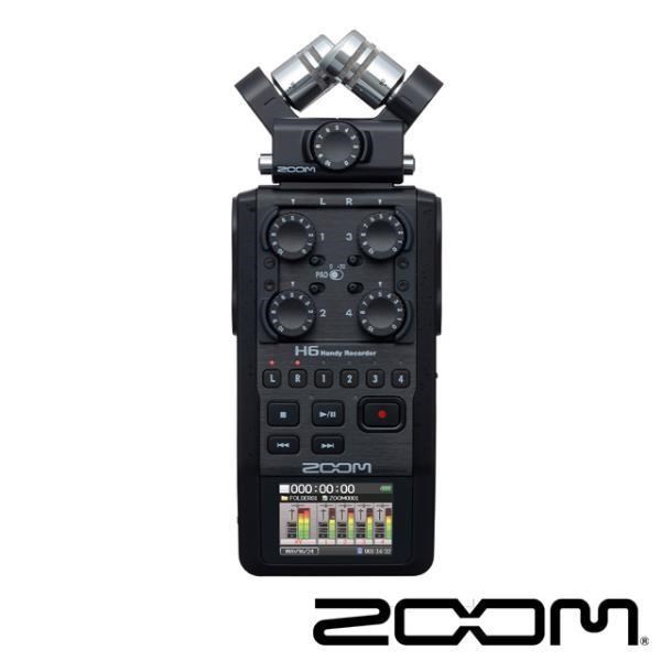 Zoom H6 手持數位錄音機-黑