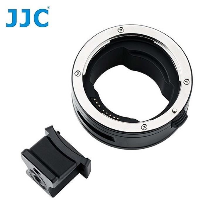 JJC佳能Canon副廠光圈快門自動對焦控制環鏡頭轉接環CA-EF_RF(具電子接點晶片)