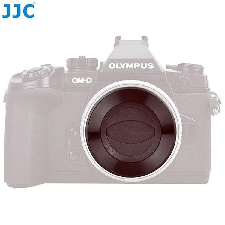 JJC自動鏡頭蓋Z-O14-42 BLACK適Lumix G Vario 12-32mm f3.5-5.6 HD ASPH