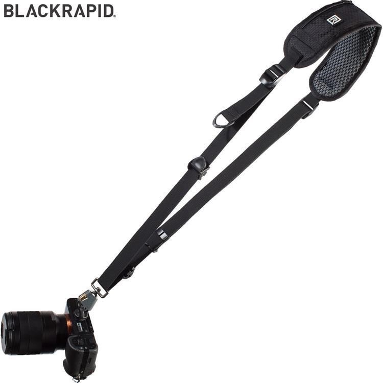 美國BlackRapid快槍俠斜揹相機減壓背帶RS-4 Classic Retro經典款小拉鍊口袋