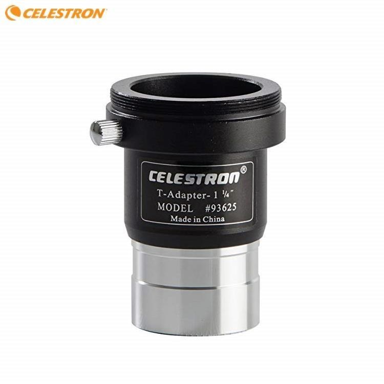 CELESTRON星特朗1 1/4"折射式反射式望遠鏡接上單眼相機鏡頭轉接環攝影接管93625
