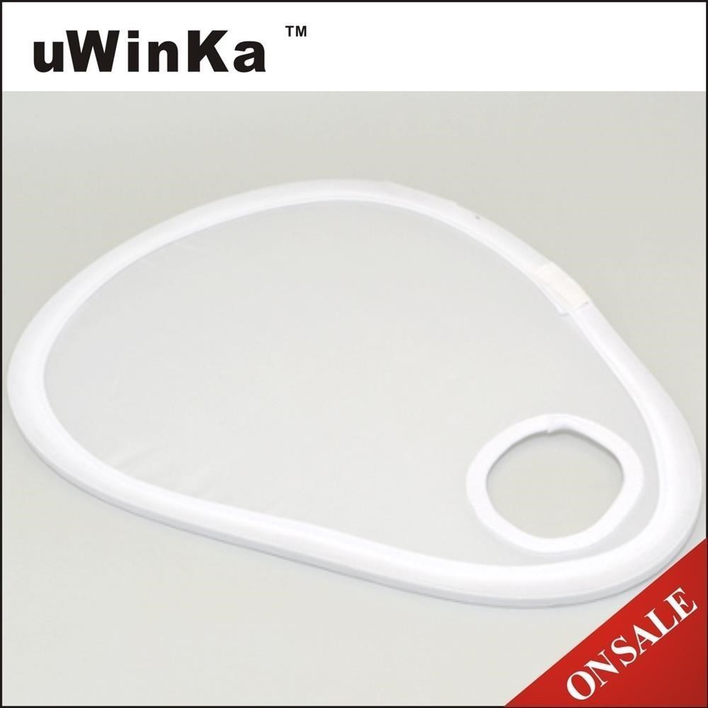 uWinKa可折疊穿孔型內閃柔光板白色透明反光板RE-H30W(長30CM;附收納袋)