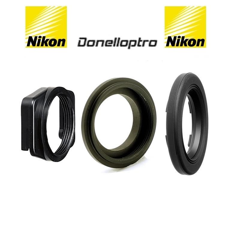 Nikon原廠方轉圓DK-22眼罩轉接器+Donell轉接環DK2217+尼康原廠DK-17眼罩