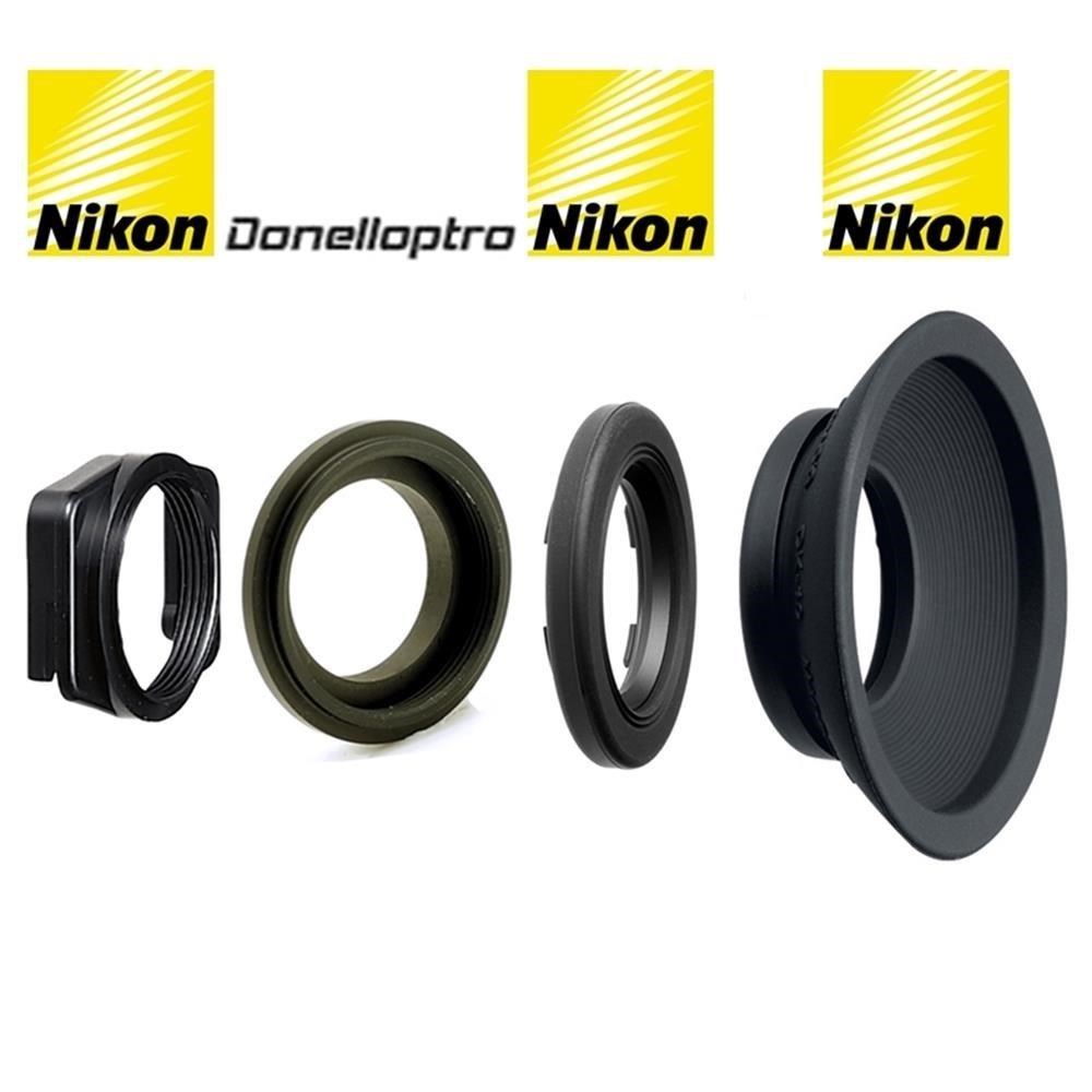 Nikon原廠DK-22眼罩+Donell轉接器DK2217+原廠DK-17眼罩+尼康原廠DK-19橡膠眼罩