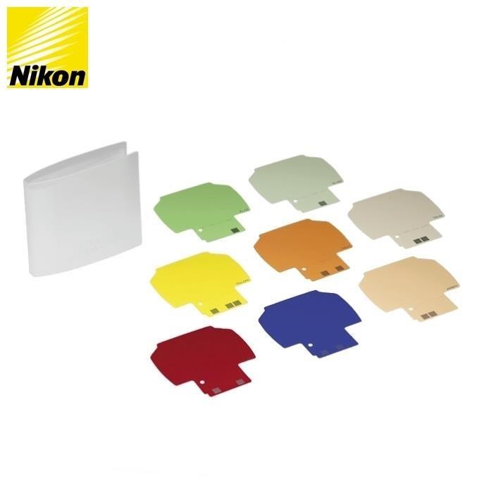 原廠Nikon機頂閃光燈濾色片組SJ-3與Nikon SZ-2 Color Filter Holder搭配使用