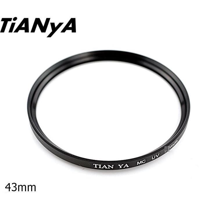 Tianya天涯多層膜43mm濾鏡43mm保護鏡MC-UV濾鏡MRC-UV保護鏡(2層鍍膜)料號T2P43