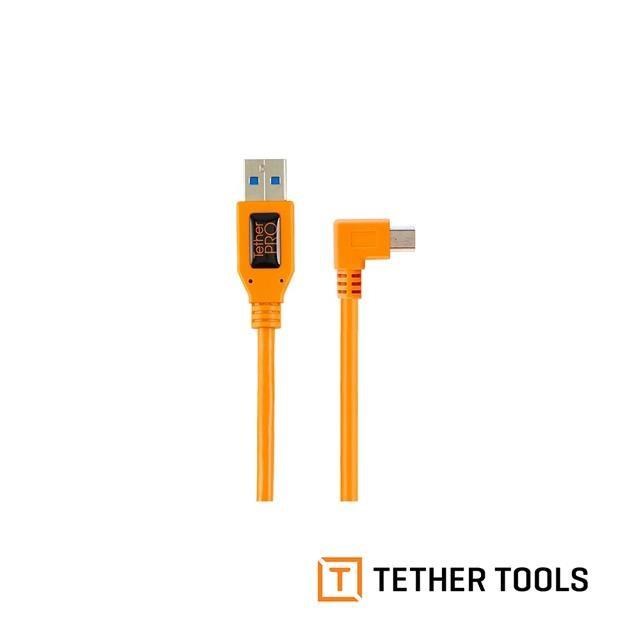 Tether Tools CU51RT02-ORG USB 2.0 到 Mini-B 2.0 5-Pin 傳輸線 50cm