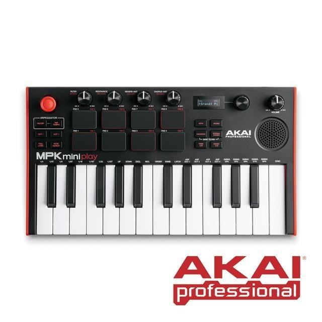 AKAI MPK Mini Play Mk3 USB Midi 鍵盤 公司貨