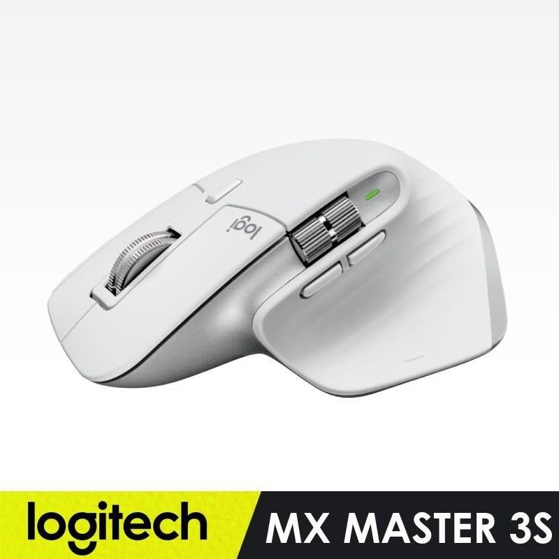 【羅技】MX Master 3s 無線滑鼠-珍珠白