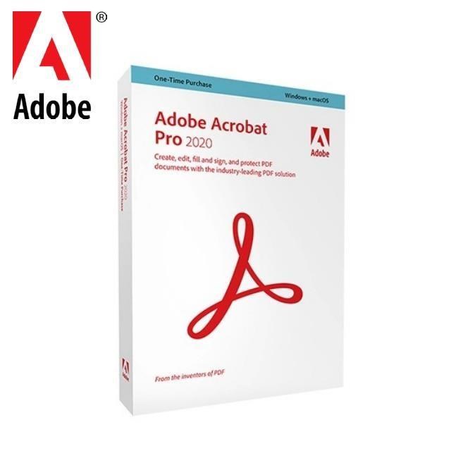 【超值3入組】Adobe Acrobat Pro 2020 中文商業盒裝完整版