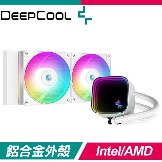 DEEPCOOL 九州風神 LS520 SE WH 240 一體式水冷 CPU散熱器《白》