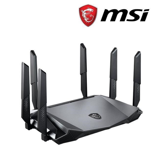 【MSI微星】RadiX AX6600 WiFi 6 三頻電競路由器