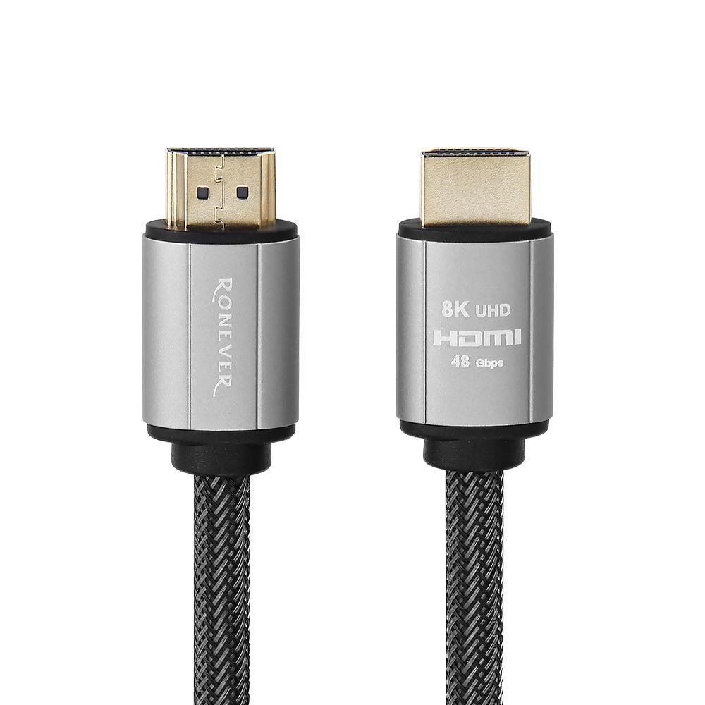 【RONEVER】HDMI鋁合金傳輸線(2.1)-1.5米-(VPH-HDMI-4B15)
