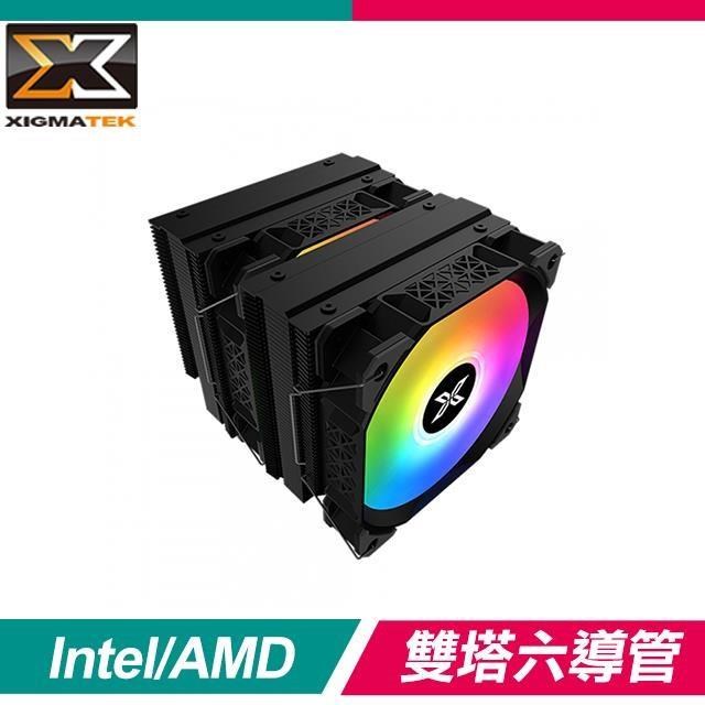 XIGMATEK 富鈞 AIR-MASTER 6導管 220W 雙塔雙扇散熱器