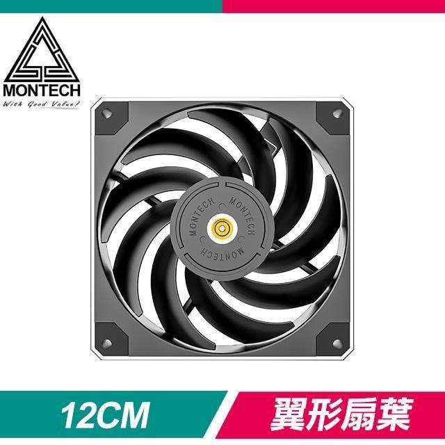 MONTECH 君主 METAL 120 PWM 1950轉 6極馬達 動態液壓軸承靜音風扇