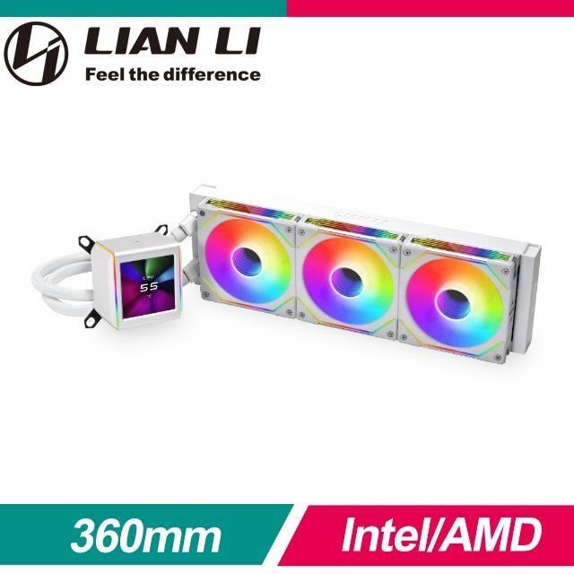 LIAN LI 聯力 Galahad II LCD SL-INF 360 ARGB 水冷散熱器《白》