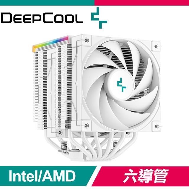 DEEPCOOL 九州風神 AK620 DIGITAL 六導管 CPU 散熱器《白》