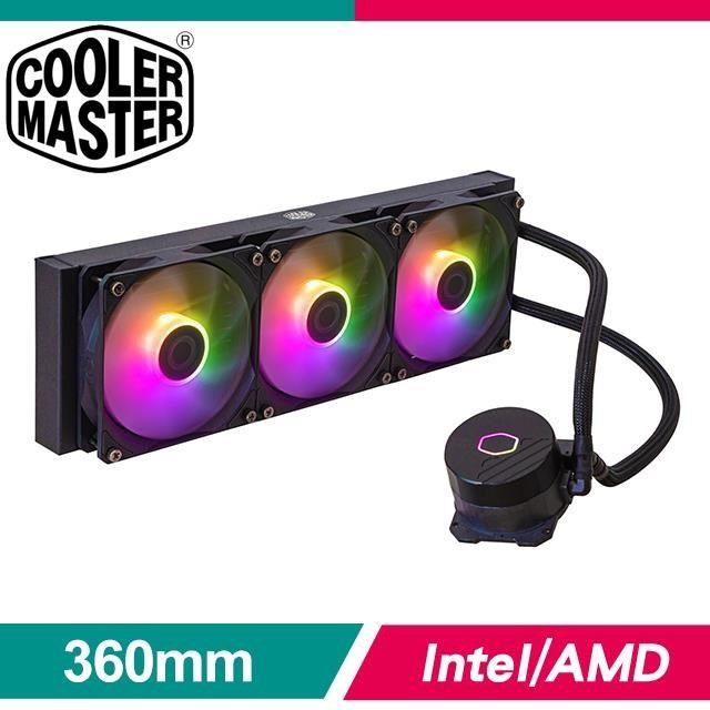 Cooler Master 酷碼 MasterLiquid 360L Core ARGB 水冷散熱器《黑》