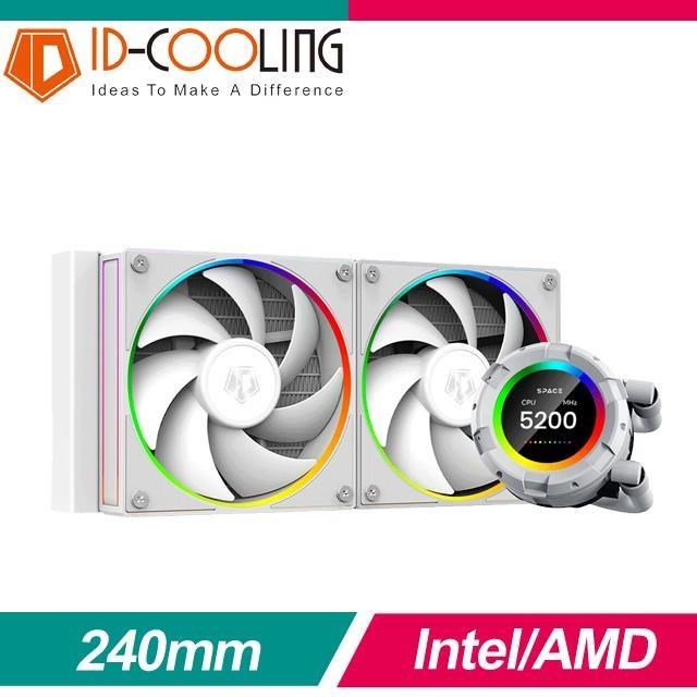 ID-COOLING SL240 WHITE 一體式水冷散熱器