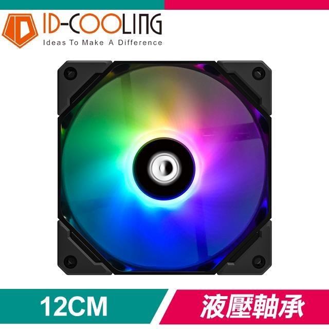 ID-COOLING TF-12025-ARGB 12CM 1500轉 PWM HB液壓軸承散熱風扇