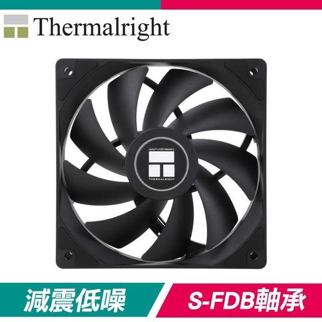 Thermalright 利民 TL-C12C 12公分 S-FDB軸承 機殼風扇《黑》